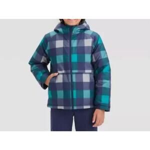 NWT All in Motion Boys Winter Coat Snow Jacket Blue Warmest 3-IN-1 Insulated XS